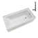Streamline 66 in. x 32 in. Acrylic Right-Hand Drain Alcove Bathtub in Glossy White With External Drain