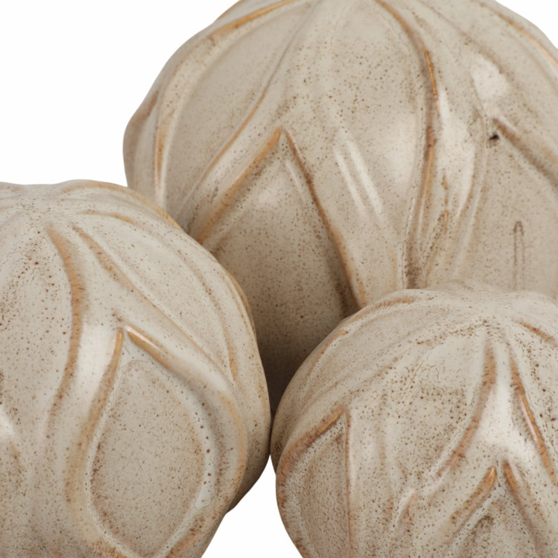 Addington 3-Pieces Townsend Ceramic Decor Balls