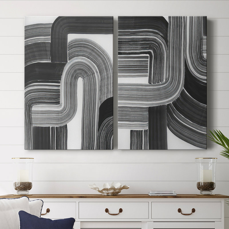 Toile tendue avec châssis de la galerie I-Premium de United Highway - prête à être accrochée