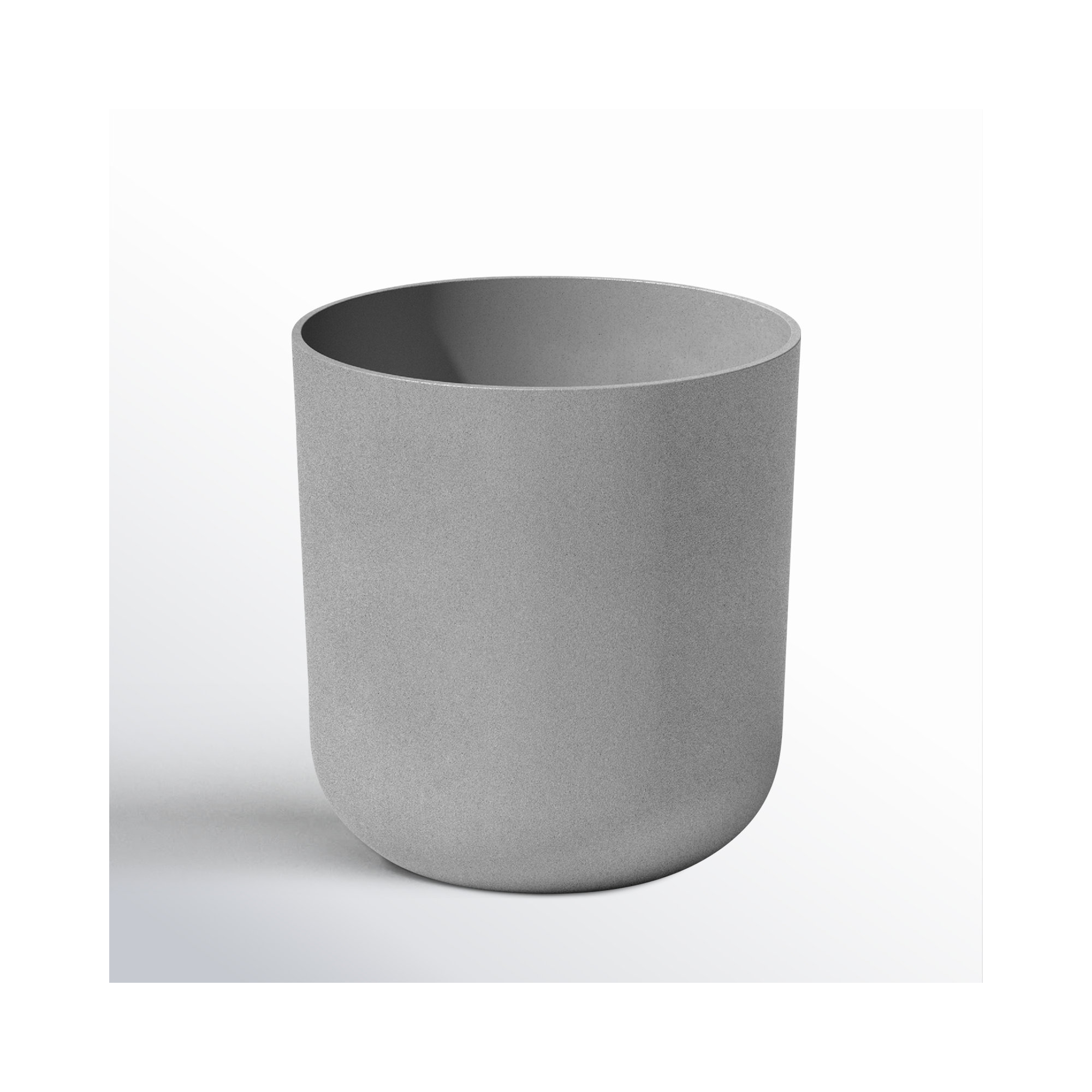 Pure Series Planter, Gray, 19.75" H x 18.5" W x 18.5" D, 1