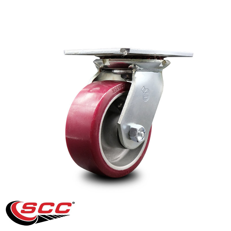 Poly on Aluminum Caster