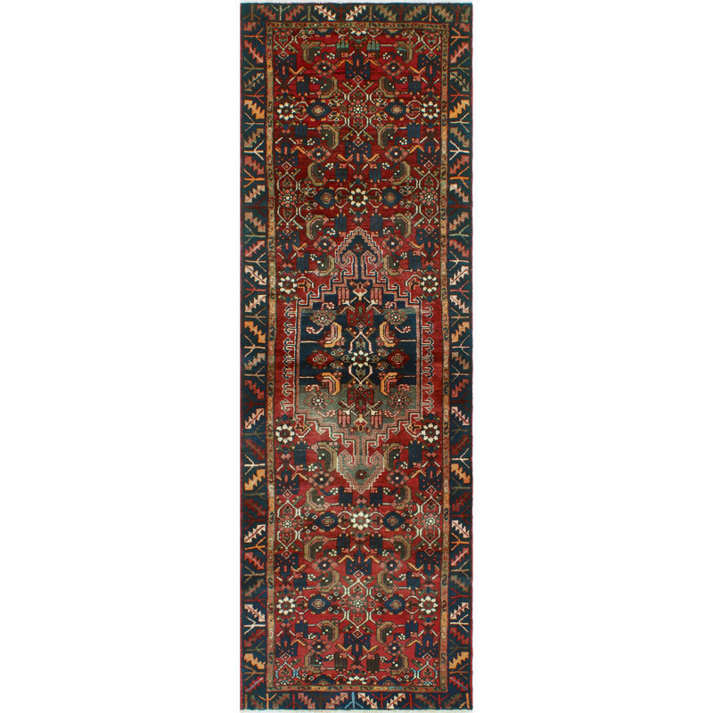 Khylar Distressed Bradwell Burgundy Runner