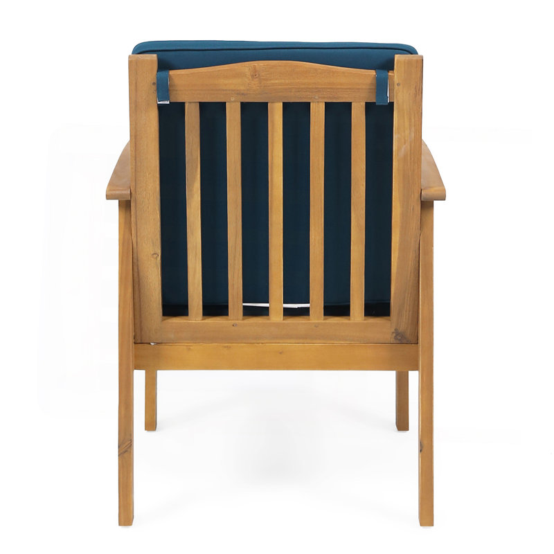 Acacia Club Chair Mp2 (Set Of 2), Brown Patina, Dark Teal