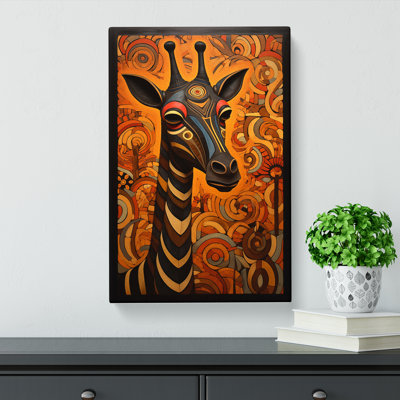Giraffe Deco - Art Prints - Wrapped Canvas