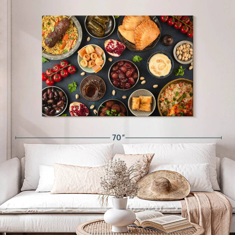 Ramadan Iftar Feast, 34" H x 51" W