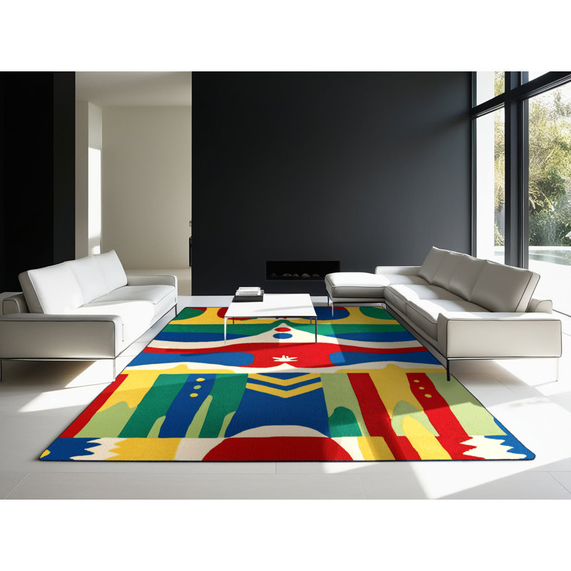 Spunky Beam Rug, Rectangle 3' x 5'
