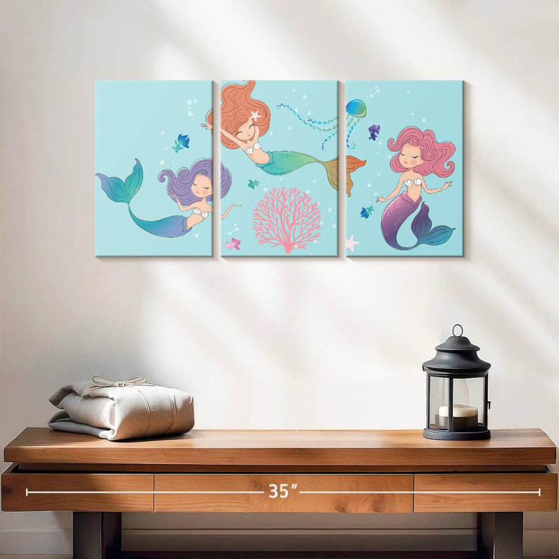 Mermaid Besties, H 12 po x l 26 po