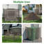 3-Panel No-Dig Privacy Screen – Rustproof Metal Garden Fence for Patio & Backyard, Decorative Animal Barrier & Pool Enclosure – 47"H x 9'L, Easy Installation-130717059
