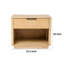 Noe Celia 32 Inch Nightstand, 1 Drawer, Shelf