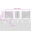 Vidaxl Welded Wire Fence With 7 Spike Posts Steel-114858146-114858153