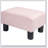 Ottoman Foot Rest, Small Foot Stool with Linen Fabric Upholstery and Plastic Legs, Cube Ottoman for Living Room, Green-169195742