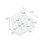 Modern Style 3Pc Living Room Set Square Arms Horizontal And Light Vertical Tufting Cushion Back Primary Living Room Furniture