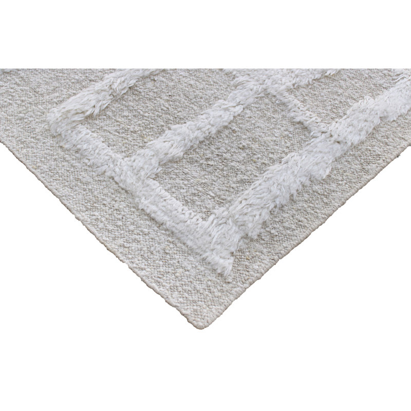Wool Area Rug, Rectangle 6' x 9'