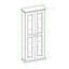 104cm H x 46cm W Standard Bookcase-21134336