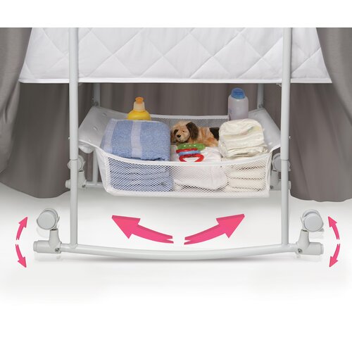 Harriet Bee Degeorge Bassinet with Bedding with Mattress and Stand ...