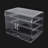 3 Tiers Clear Acrylic Bakery Pastry Display Canbinet