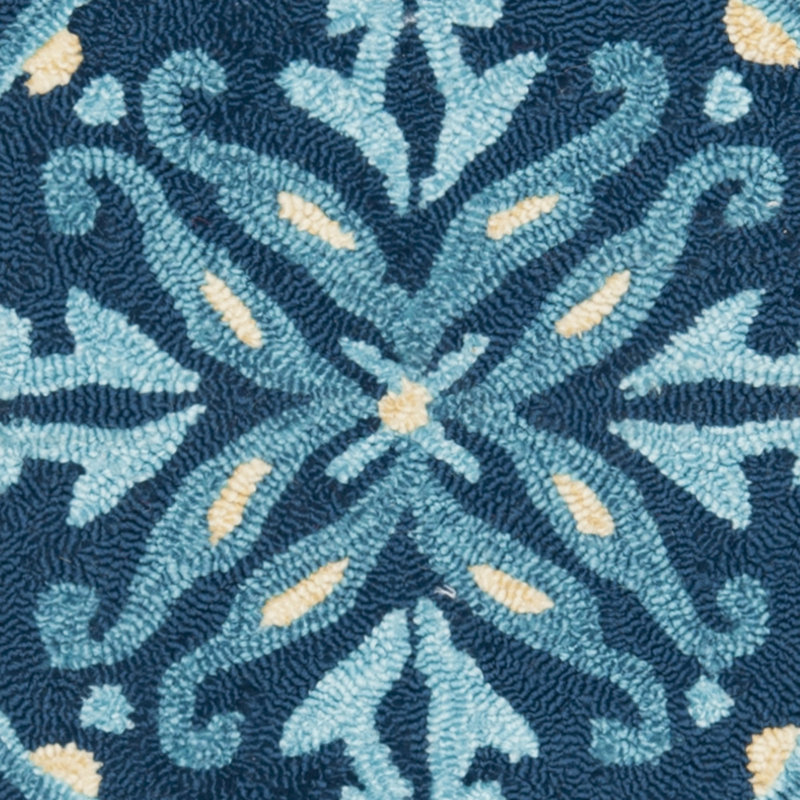 Tapis intérieur / extérieur bleu Carvalho, Rectangle 3 pi 6 po x 5 pi 6 po