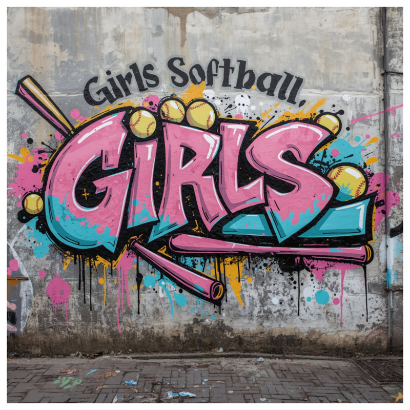 Édredon graffiti pour filles, Lit simple