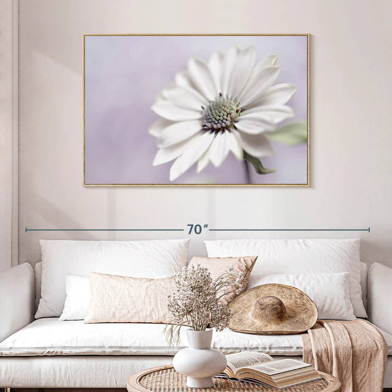 Wintery, Cadre flottant en bois naturel, 46 po x 31 po