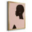 «Pink Silhouette I», toile encadrée de qualité supérieure - prête à être accrochée-2035461114-2035461115