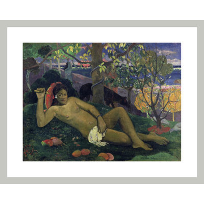 Te Arii Vahine (The King's Wife) par Paul Gauguin - estampe numérique encadrée