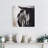 " Bull Head Closeup " Painting Print