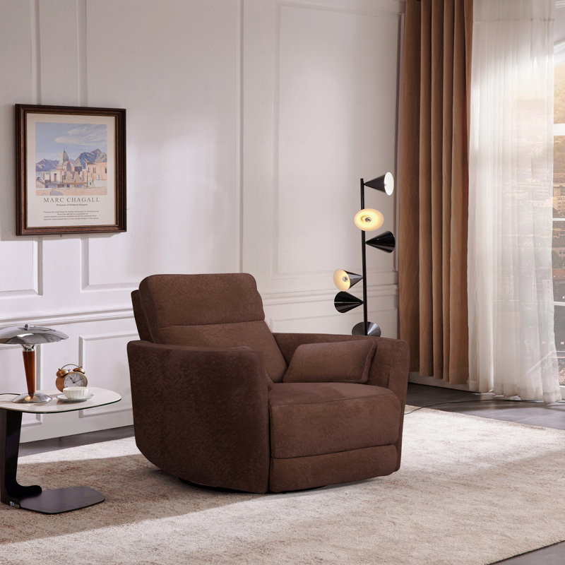 Microfibre manuelle pivotante avec fonction d'inclinaison, Chocolat