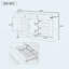 Buffet 59,1 po Farmhouse, armoire de rangement avec 3 tiroirs, 4 portes et tablette réglable-129098905