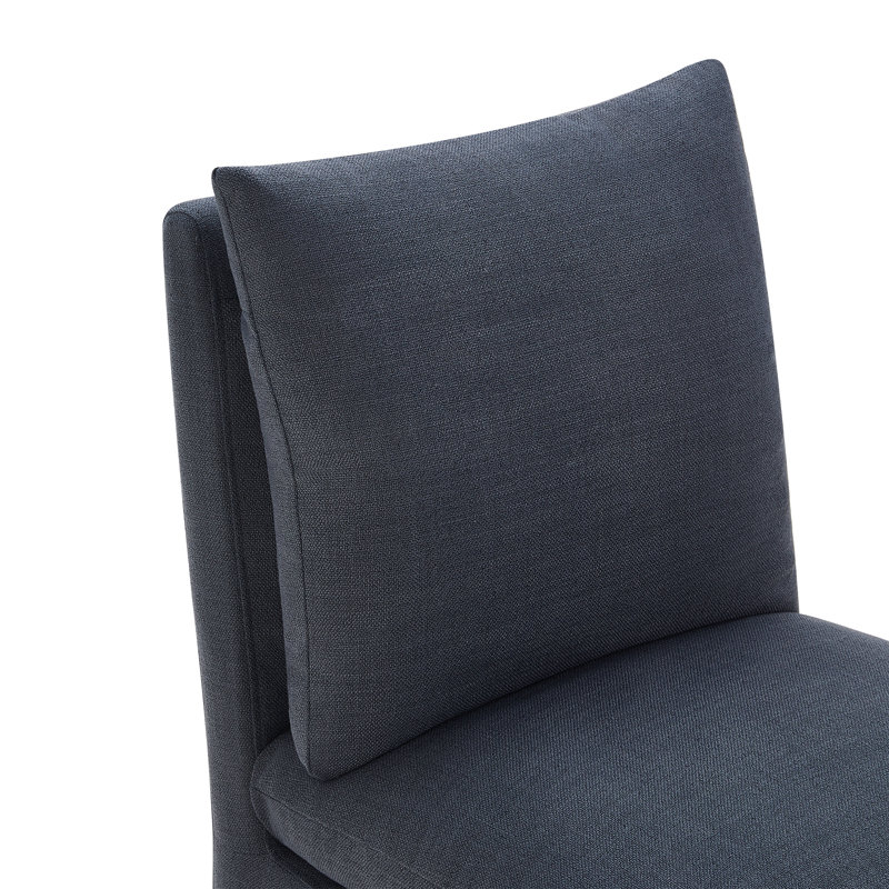Chaise rembourrée Bobbi, Lin effie performance Effie