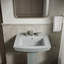 Archer 24" Rectangular Pedestal Bathroom Sink with Widespread Faucet Holes-2004881088-2005475079