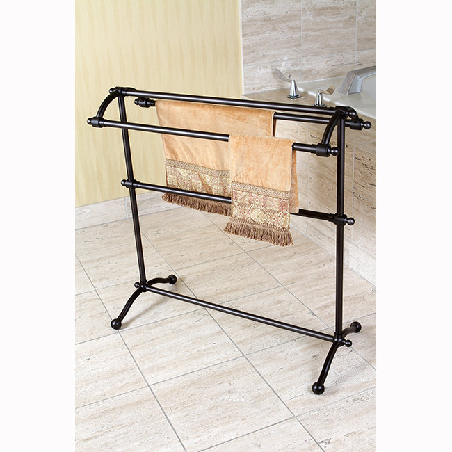 Kingston Brass Edenscape Freestanding Towel Rack, Oil Rubbed Bronze
