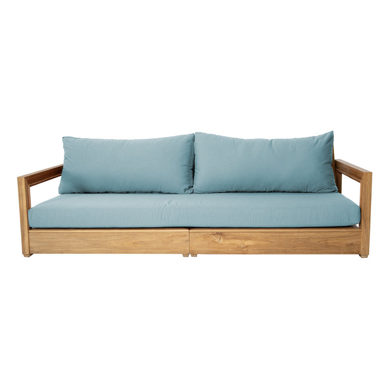 Chatsworth Outdoor 4 - Seat Patio Sofa, Mineral Blue