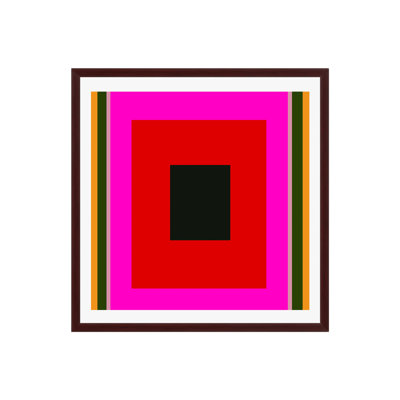 Utica "Burst Modern Color Field" Print