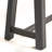 Acacia Outdoor Bench,Sandblast Gray Finish And Black,Set Of 2-1939831029