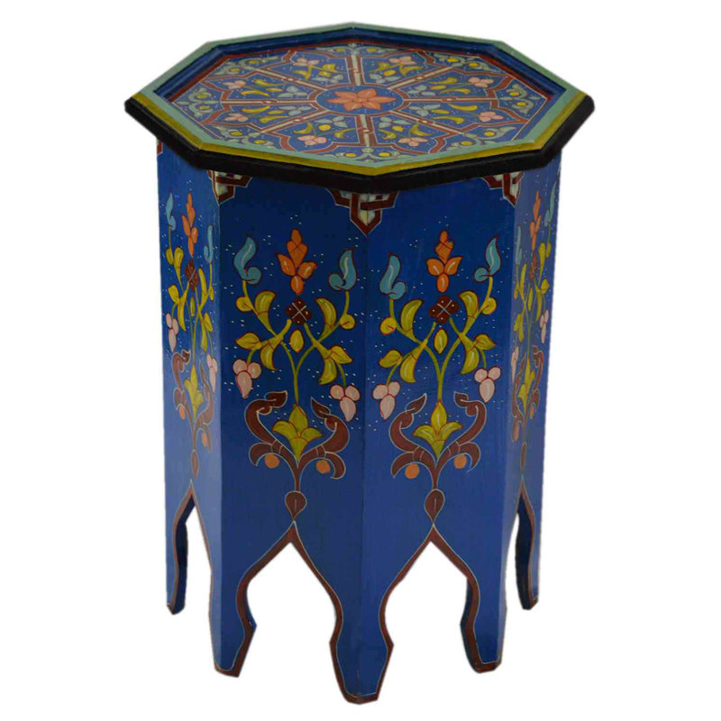 Handmade Moroccan Table Blue