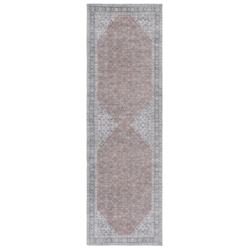 Axzel Machine Washable Performance Oriental Rug, Runner 2'6" x 8'