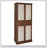 4 Door Cabinet with 1 Drawer, with 4 Adjustable Inner Shelves, Storage Cabinet