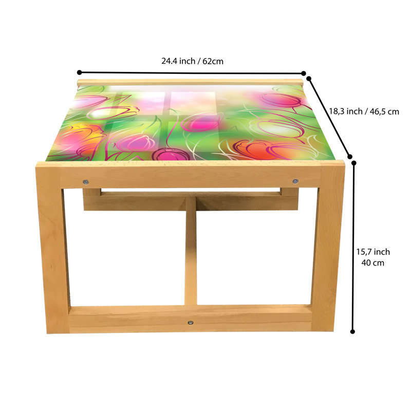 Jacksten Sled Coffee Table, 62cm H x 46cm W x 40cm D