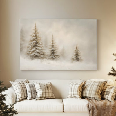 Gilded Fir Carol-Premium Gallery Wrapped Canvas