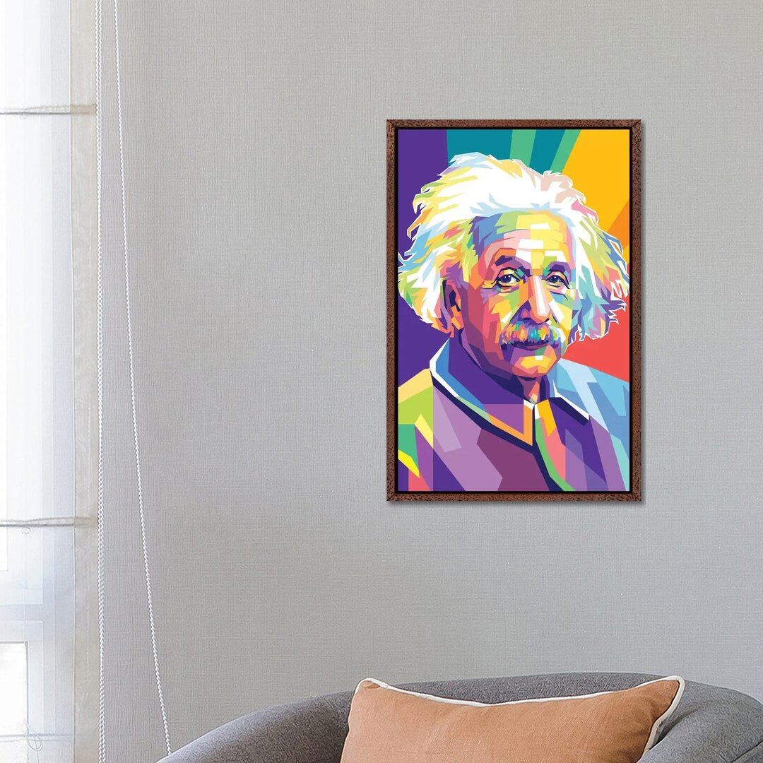 Leinwandbild Albert Einstein von Dayat Banggai