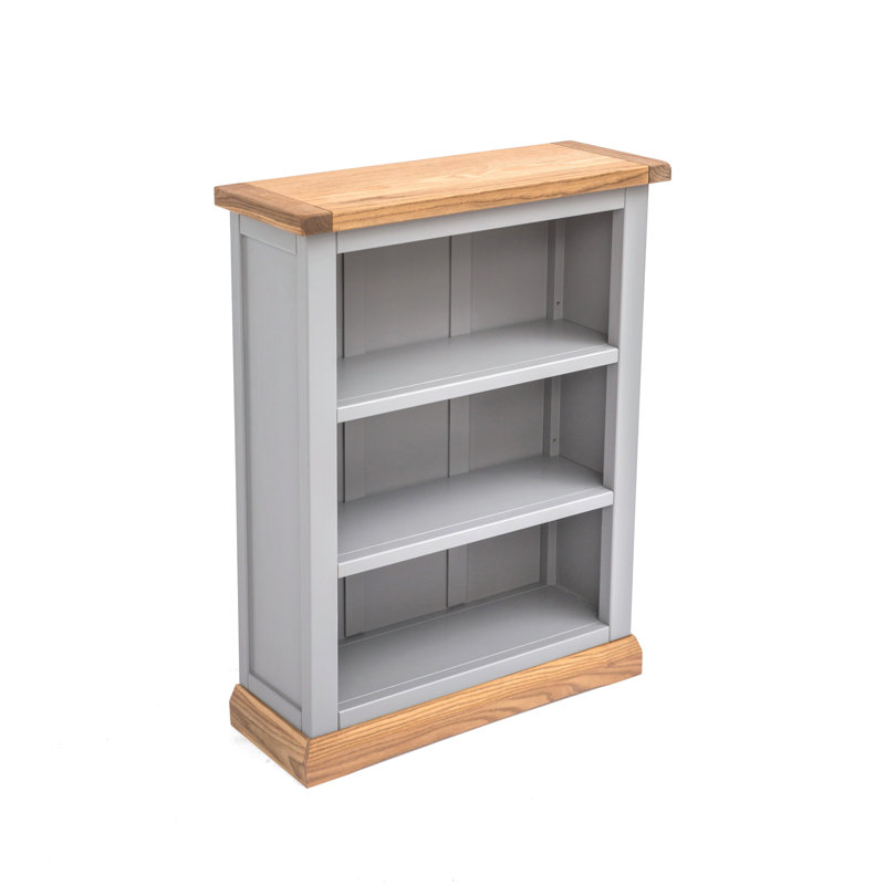 Aviva 90cm H x 70cm W Standard Bookcase, Grey