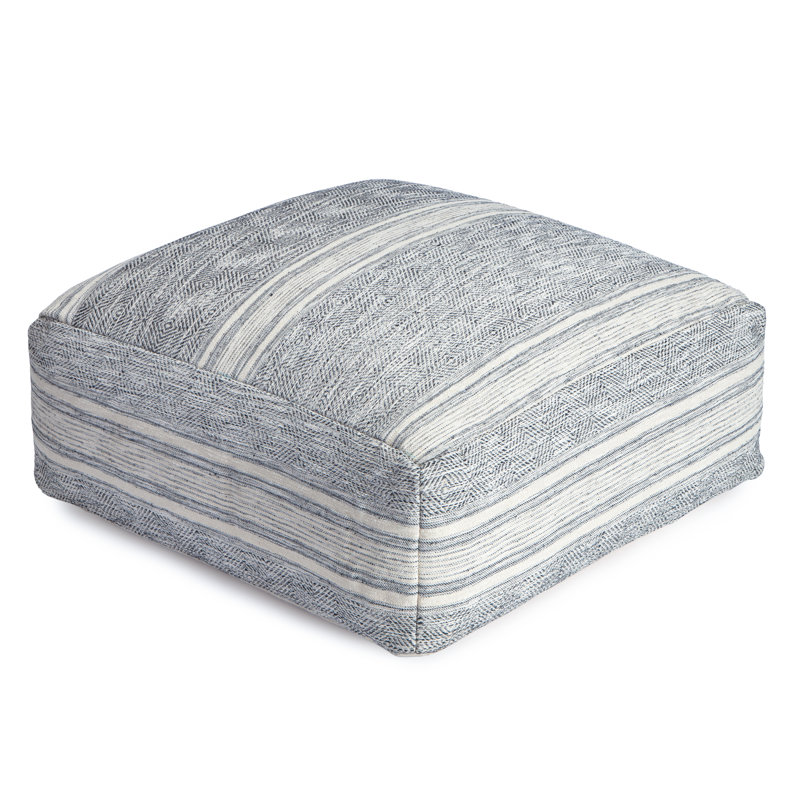 Repose-pieds bleu marine Robina 34 po x 34 po x 16 po