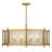 Muller 8-Light Chandelier in Warm Brass