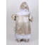 Lighted White Elegance Santa