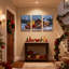 Ensemble de 3 reproductions d'art sur toile