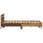 Vidaxl Wood Bed Frame with LED Durable-113970984-113970983