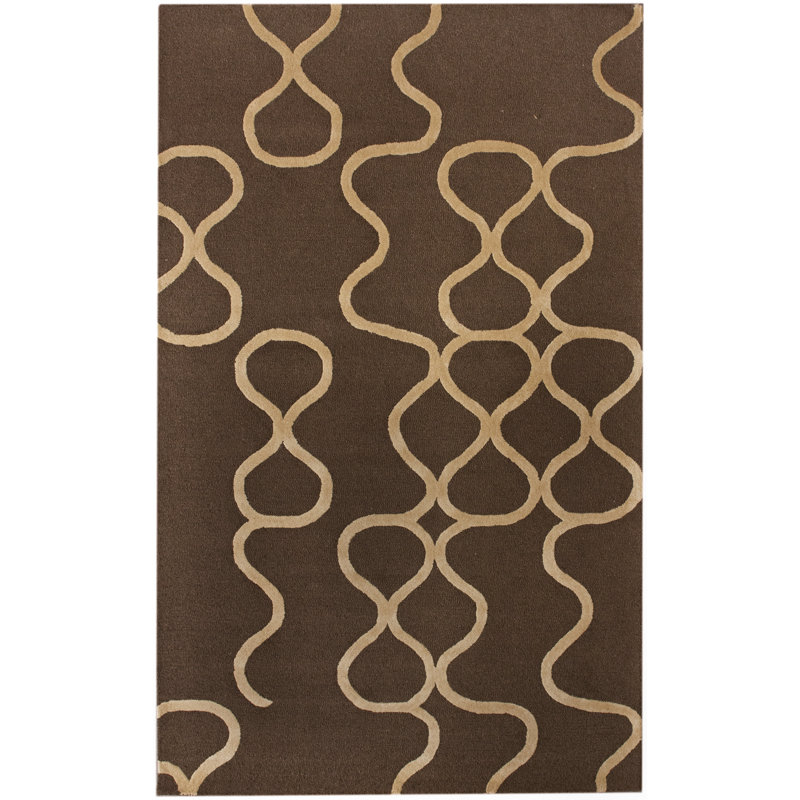 Tapis brun Inesh, 5' x 8'