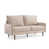 100 % polyester beige est en rupture de stock