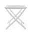 Table de salle à manger pliante 43,5 po - Fabriquée en bois de bois résistant aux intempéries