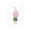 Flamingo Girl by Leah Straatsma - Wrapped Canvas Gallery-Wrapped Canvas Giclée-1246797362